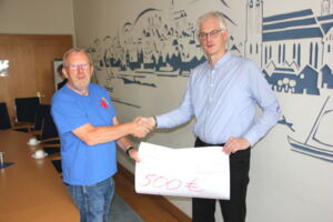 Spende Optiker Sager Schleswig an »Plan haben«